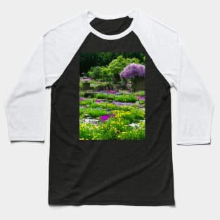 Ruins Covered With Flowers Baseball T-Shirt